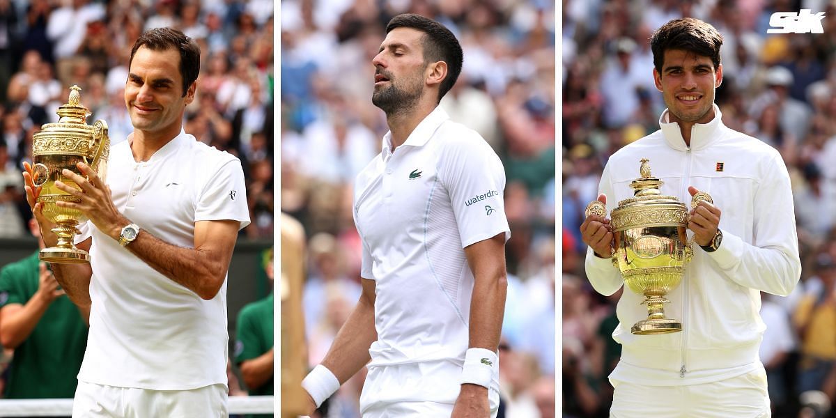 Roger Federer's Wimbledon record remains intact after Novak Djokovic succumbs to Carlos Alcaraz in one-sided 2024 final