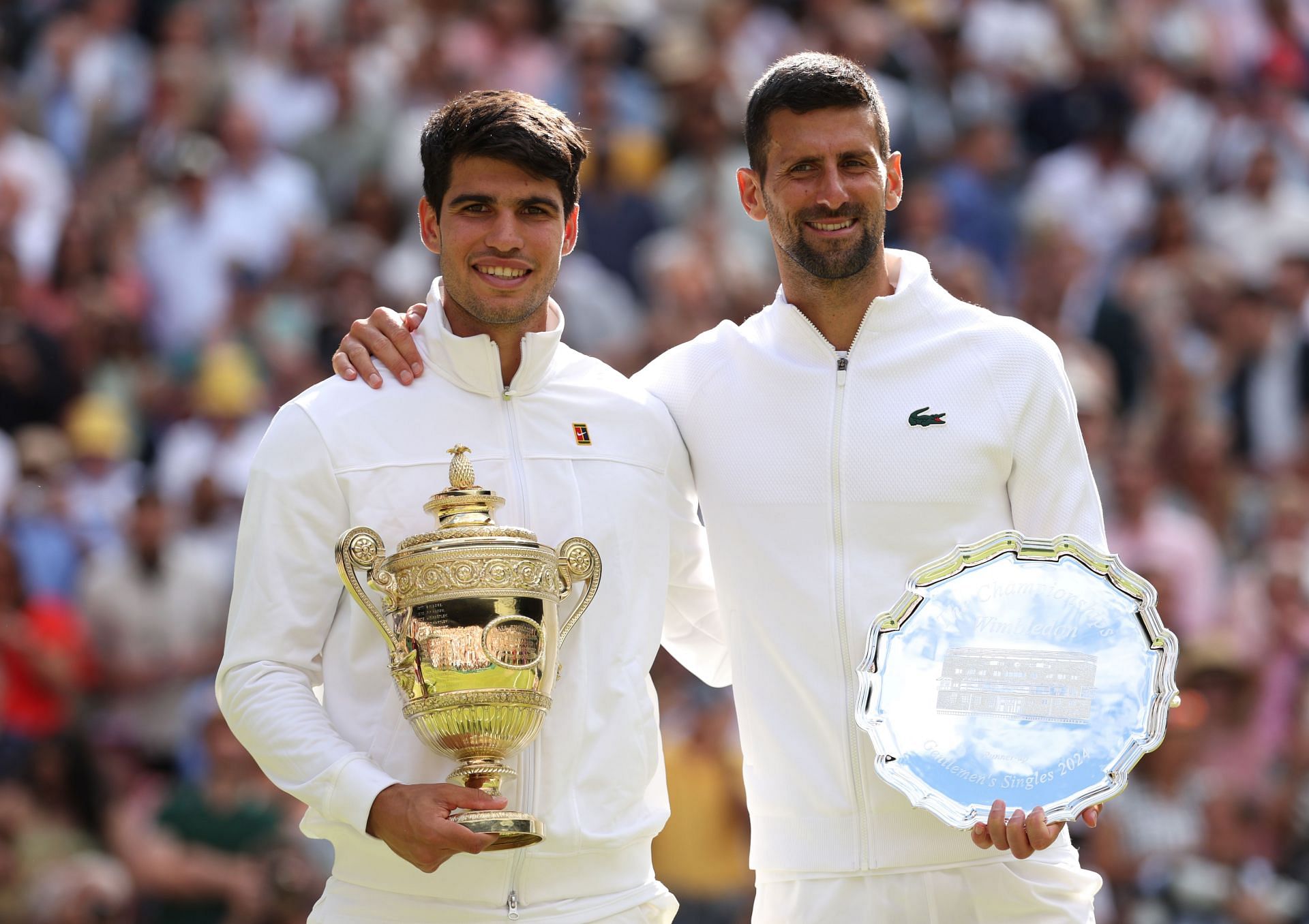 Carlos Alcaraz reveals why Novak Djokovic gave him 'Titan' nickname at Wimbledon & Serb's secret message to him at the net after final