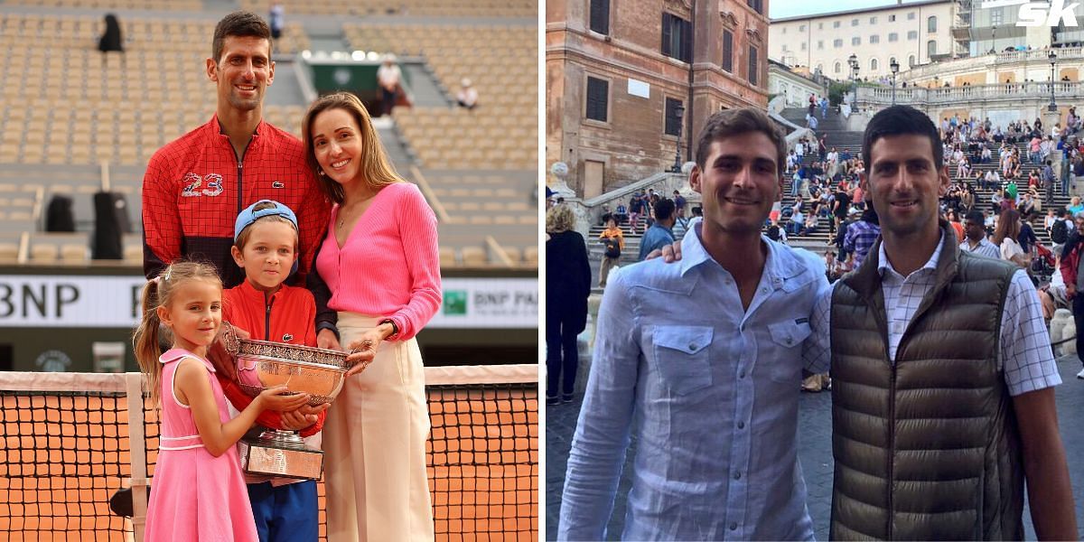 In Pictures: Novak Djokovic's wife Jelena, son Stefan, daughter Tara, brother Marko cheer Serb on in Paris Olympics 1R as he begins quest for 1st gold