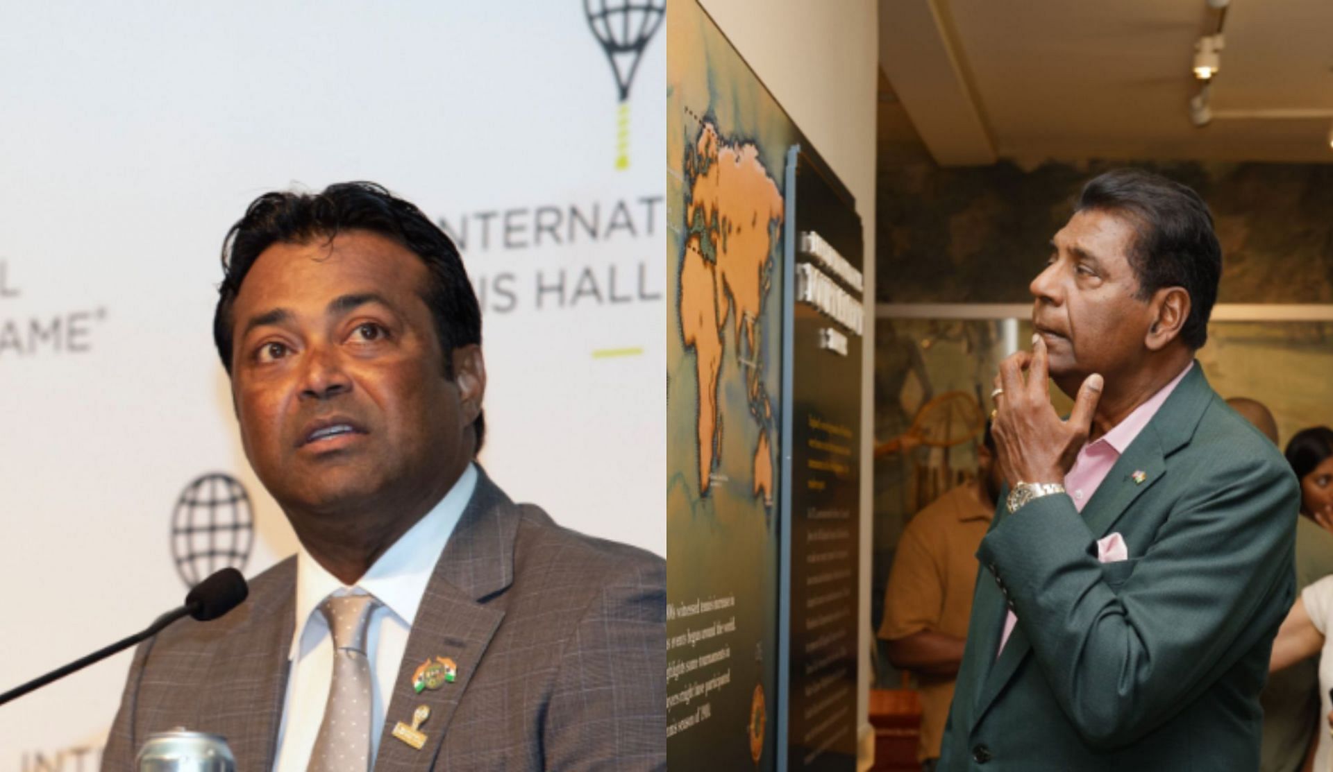Indian tennis legends Leander Paes and Vijay Amritraj inducted into International Tennis Hall of Fame