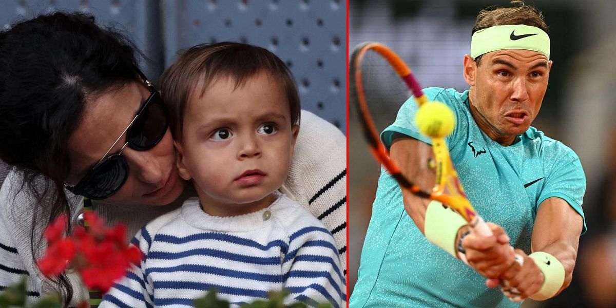In Pictures: Rafael Nadal's baby son & wife Maria Francisca Perello remain in high spirits despite Spaniard's heartbreaking Nordea Open final loss