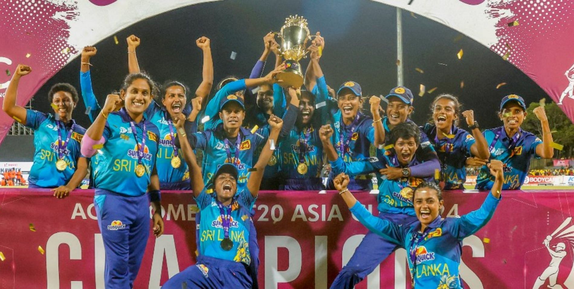[Watch] Chamari Athapaththu shares an emotional moment with ailing mother after Sri Lanka's emphatic Women's Asia Cup 2024 triumph