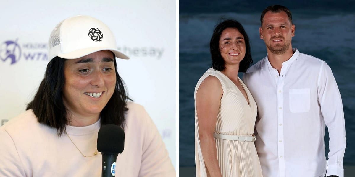 WATCH: Ons Jabeur competes against her husband Karim Kamoun in fun challenge ahead of Wimbledon; jokes about letting him win to be 