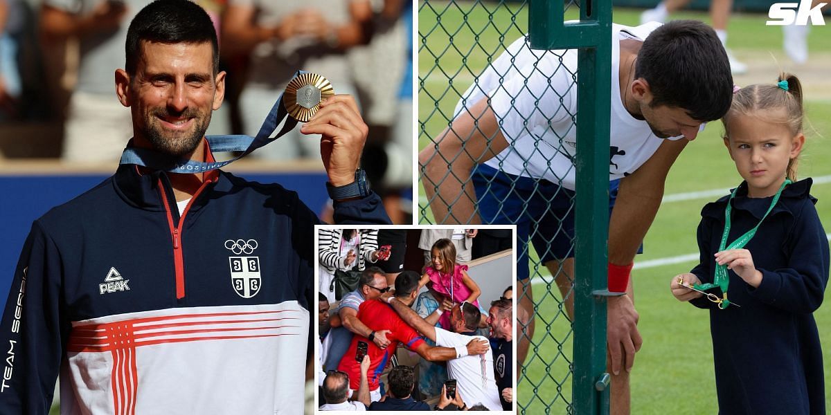 PICTURE: Novak Djokovic hugging daughter Tara in tearful celebration after Paris Olympics gold medal win goes viral