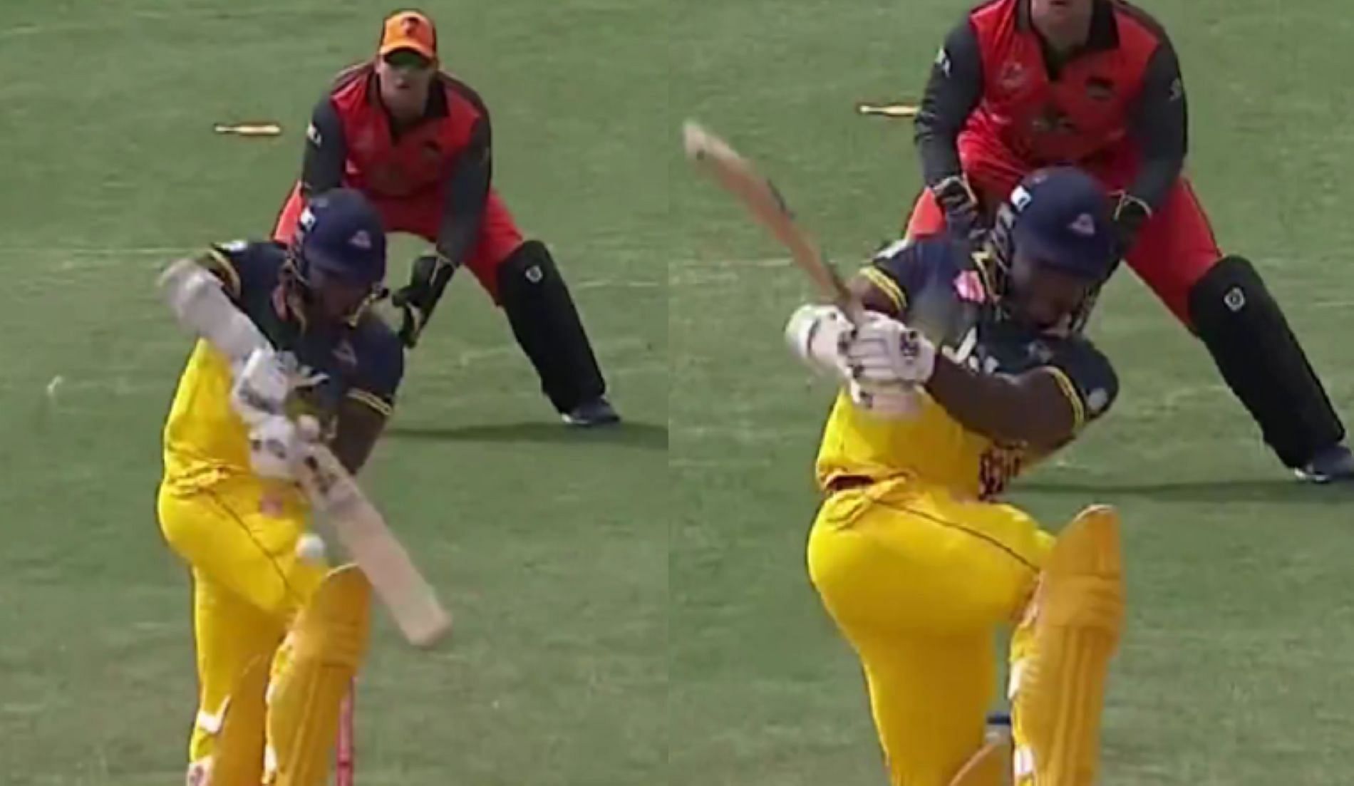 [Watch] Kyle Mayers pulls off audacious no-look six in 2024 Global T20 Canada clash