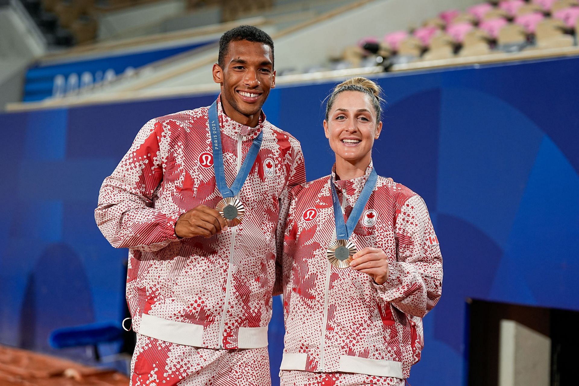 Felix Auger-Aliassime and Gabriela Dabrowski win historic mixed doubles bronze medal for Canada at Paris Olympics 2024