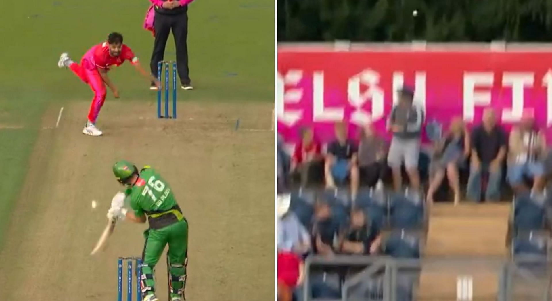 [Watch] Leus du Plooy hits out-of-the-ground six off Haris Rauf in The Hundred