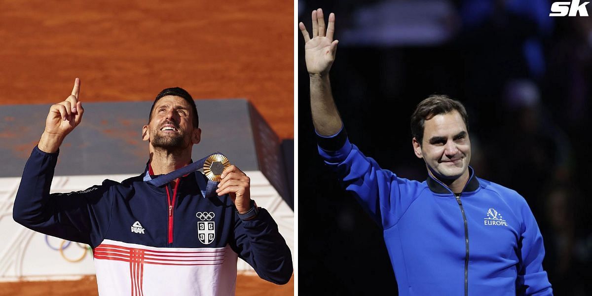 Novak Djokovic's Olympic gold medal celebration post goes viral, surpasses Roger Federer's Laver Cup farewell message in numbers