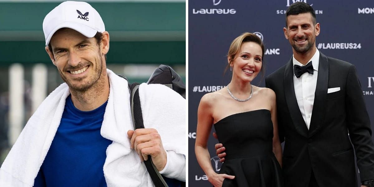 “We could tell” - Novak Djokovic’s wife Jelena gets in on Andy Murray’s joke about ‘never liking’ tennis after Brit’s retirement at Paris Olympics