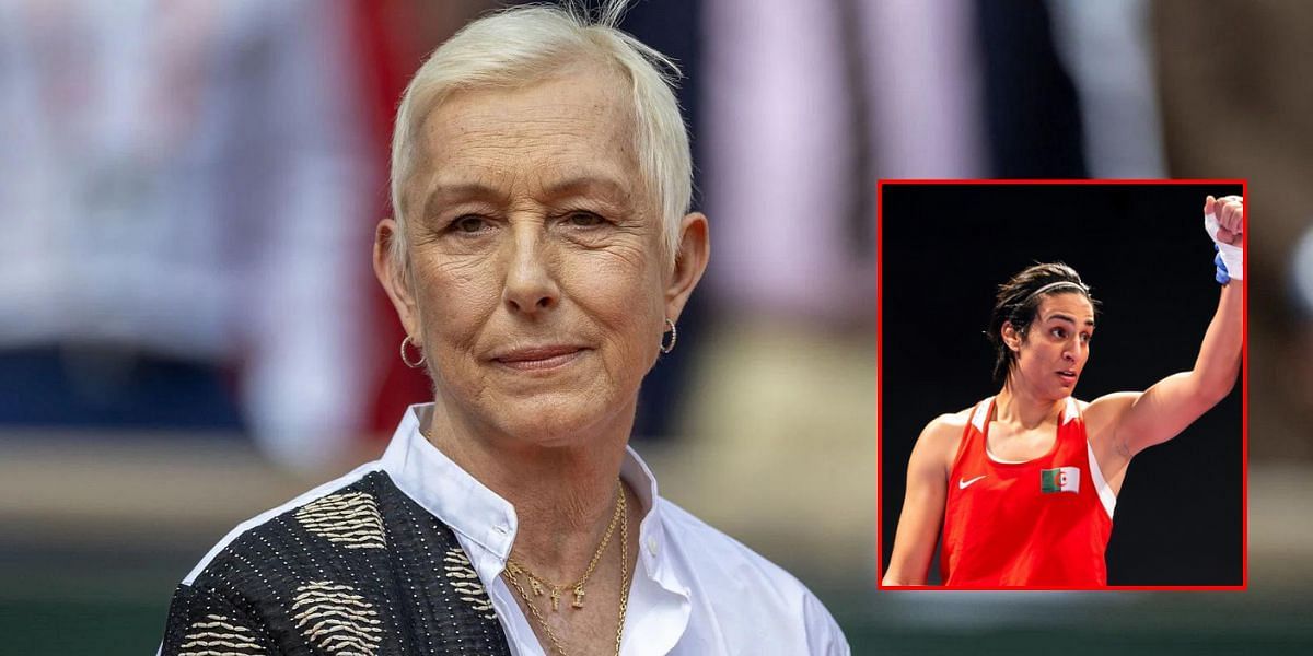 Martina Navratilova furious after Italian boxer abandons fight against controversial gender test-failed athlete Imane Khelif at Paris Olympics