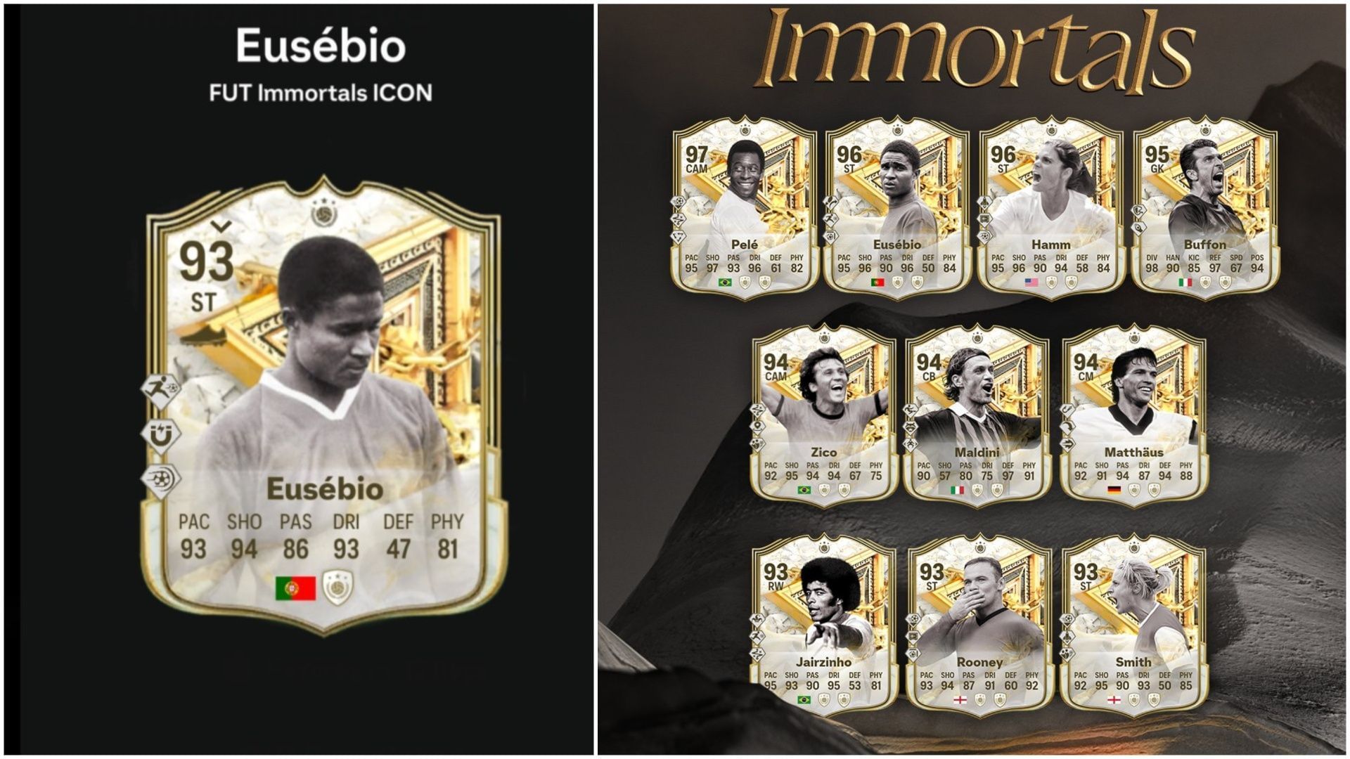 EA FC 25 Eusebio Immortals SBC: All tasks and cheapest solutions