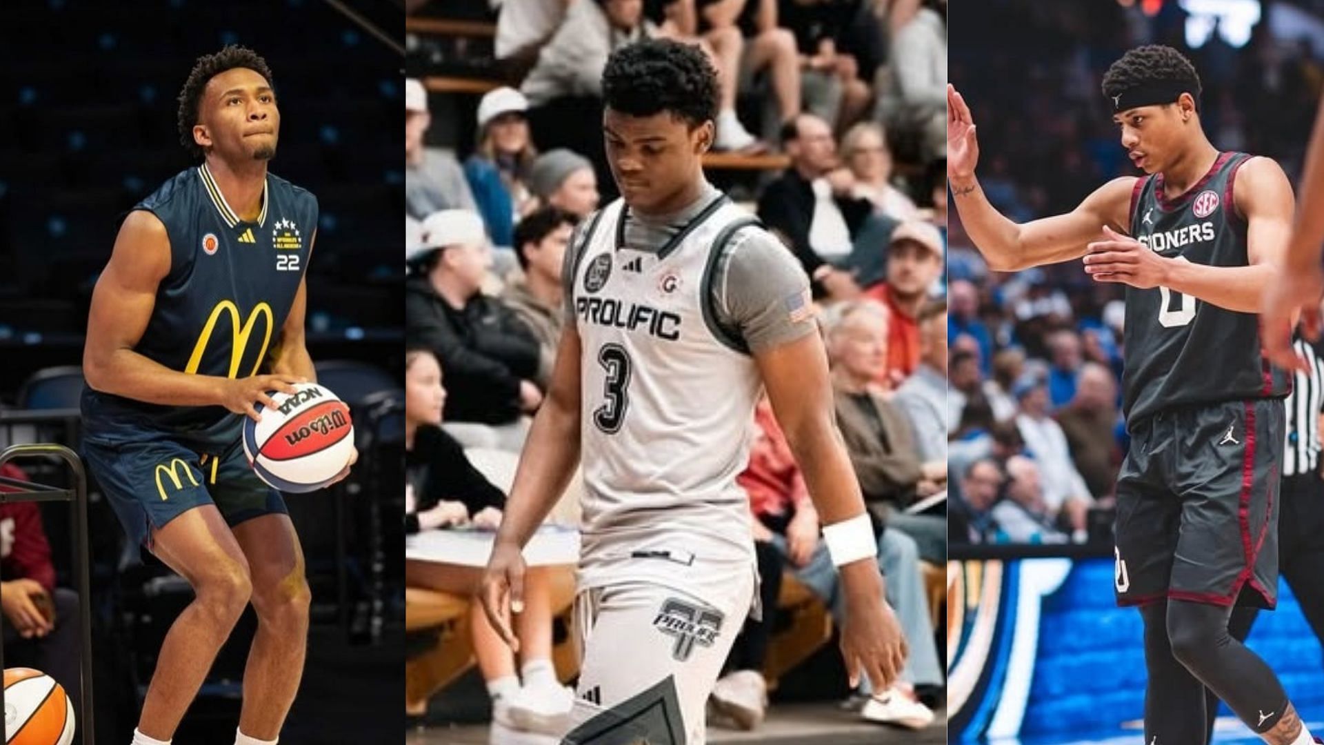 Kansas signee Darryn Peterson and NBA Draft-bound Jeremiah Fears react to highlights of Prolific Preps Rajan Roberts