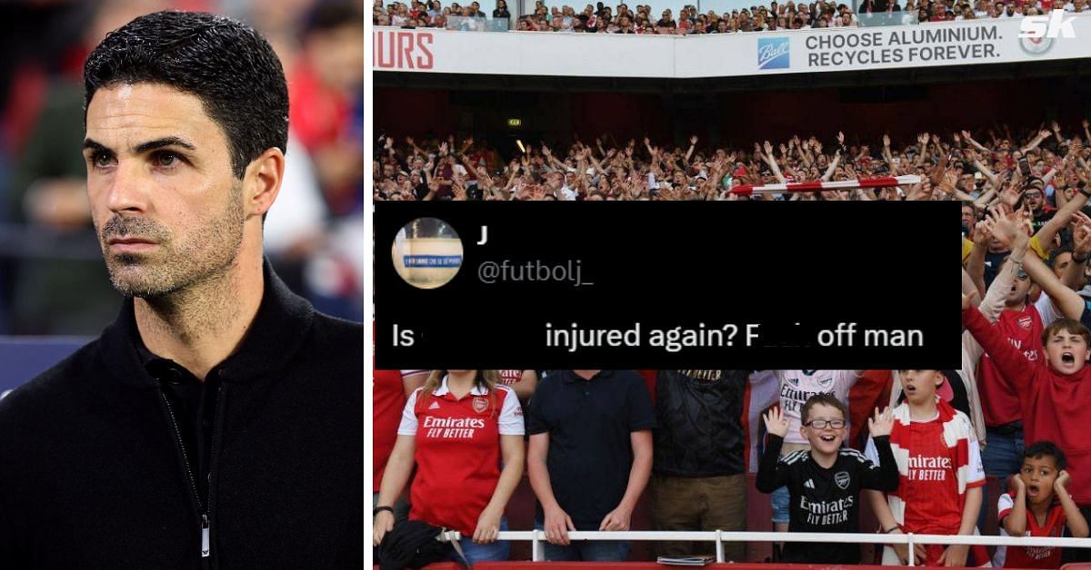 "How is this even possible", "Is he injured again?" - Fans react as Arsenal star absent from squad for Southampton clash