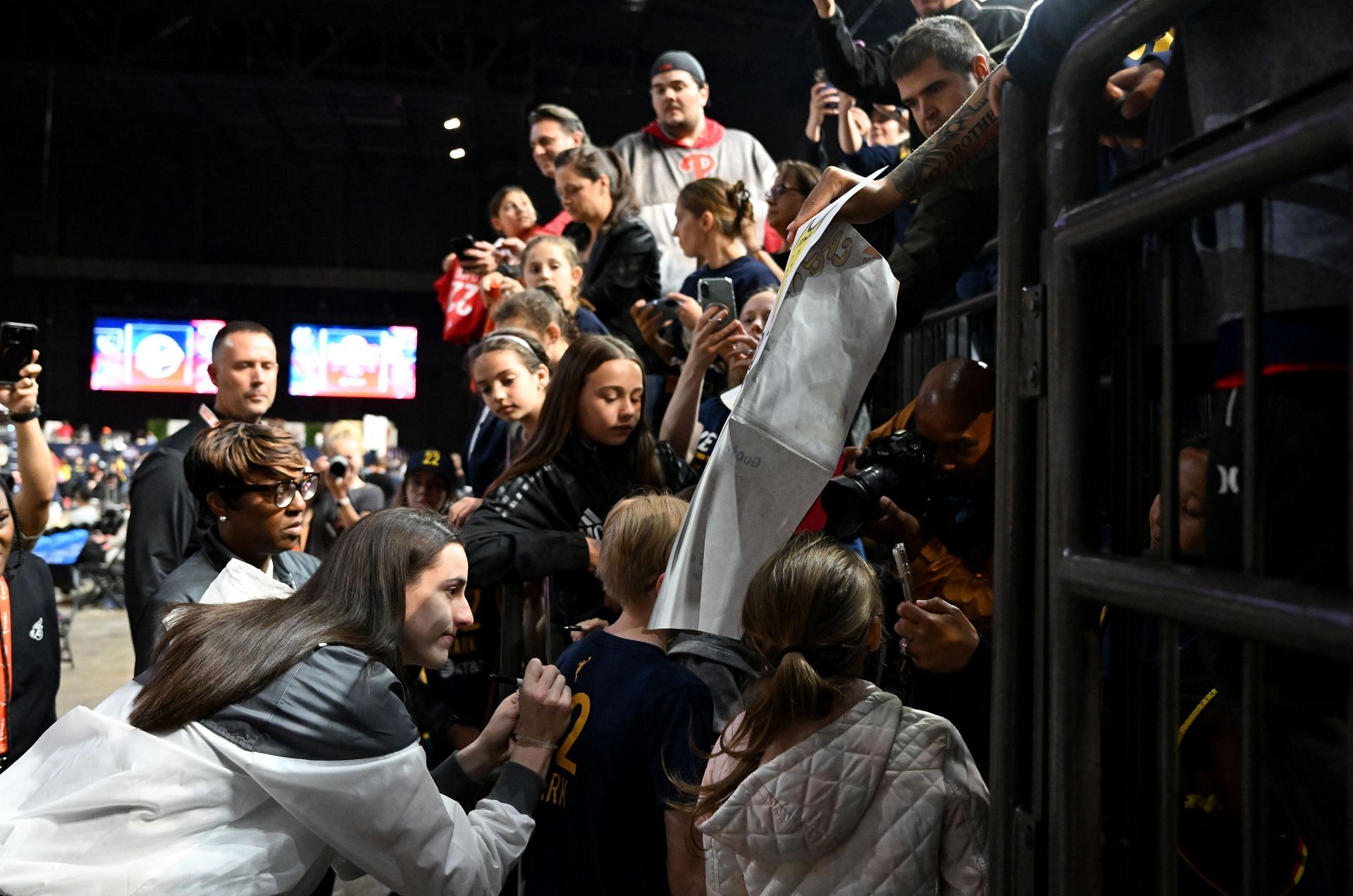 Classy Caitlin Clark leaves a lasting impression in Baltimore as she spends 12 selfless minutes with fans