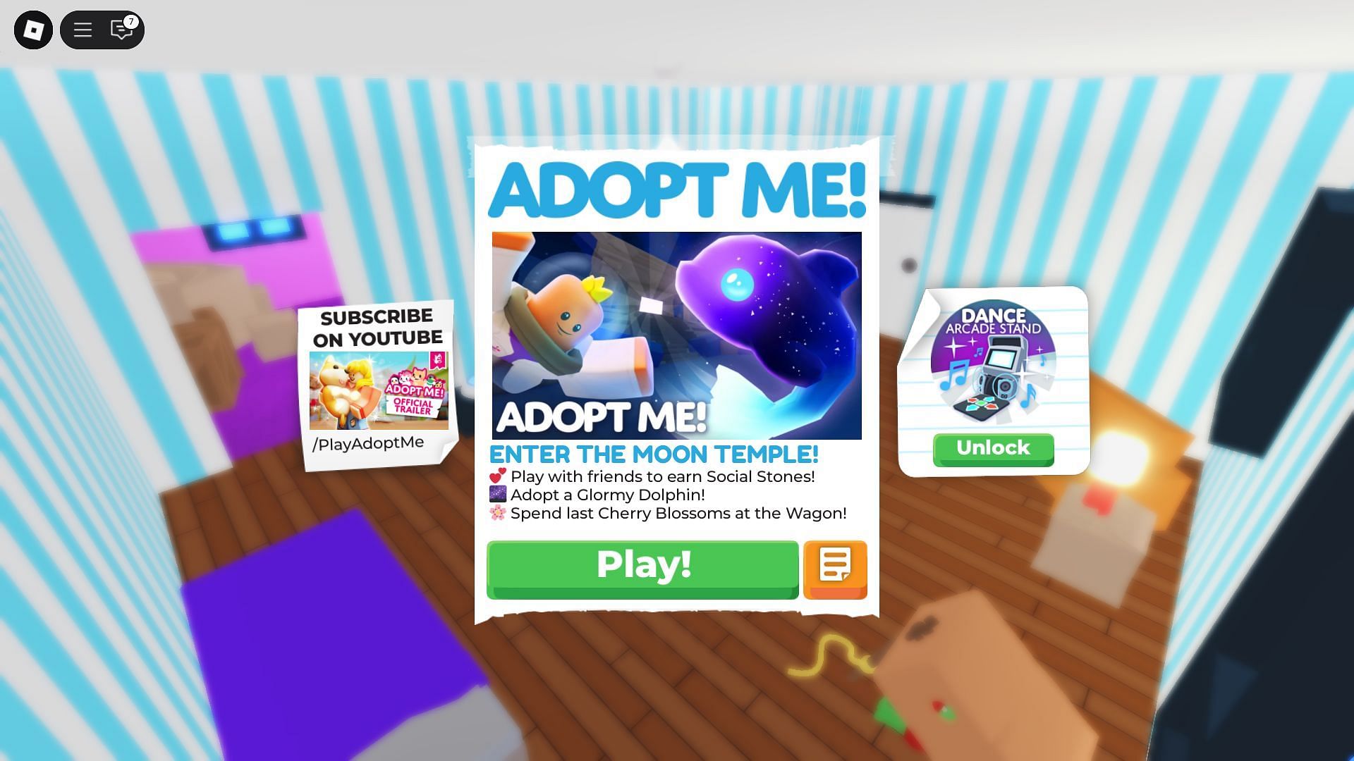 How to earn Social Stones in Adopt Me