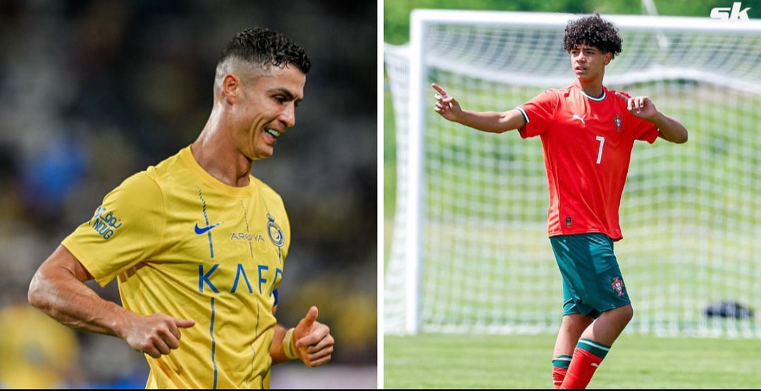 Very proud of you - Cristiano Ronaldo reacts on social media as son makes debut for Portugal U15 team