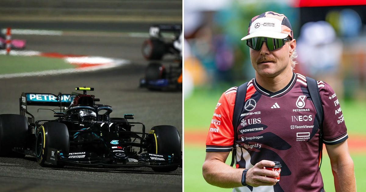 Valtteri Bottas shares a 4-word message after driving Mercedes’ iconic championship winning W11 again