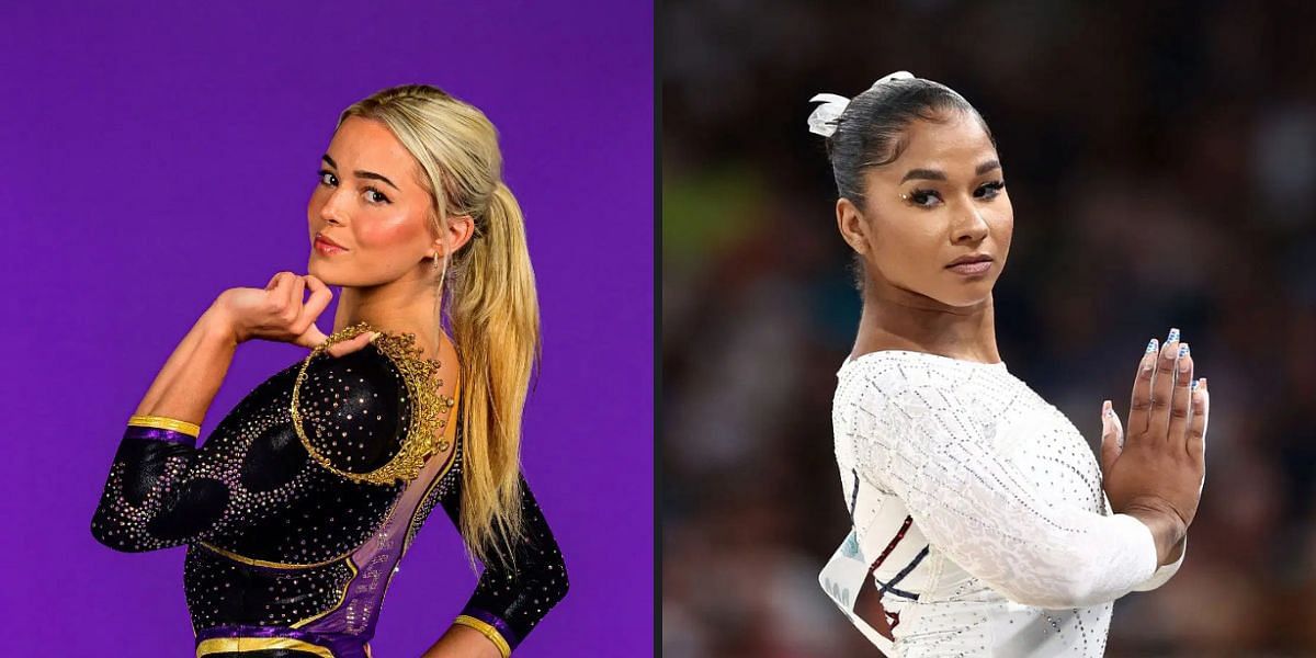 Olivia Dunne drops 1-word amazed reaction to Jordan Chiles’ SI Swimsuit cover