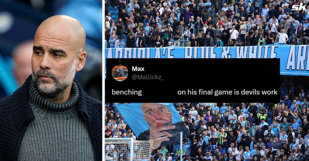 "Why is he not starting", "This is devils work" - Fans unhappy as Manchester City star left on the bench for clash against Fulham
