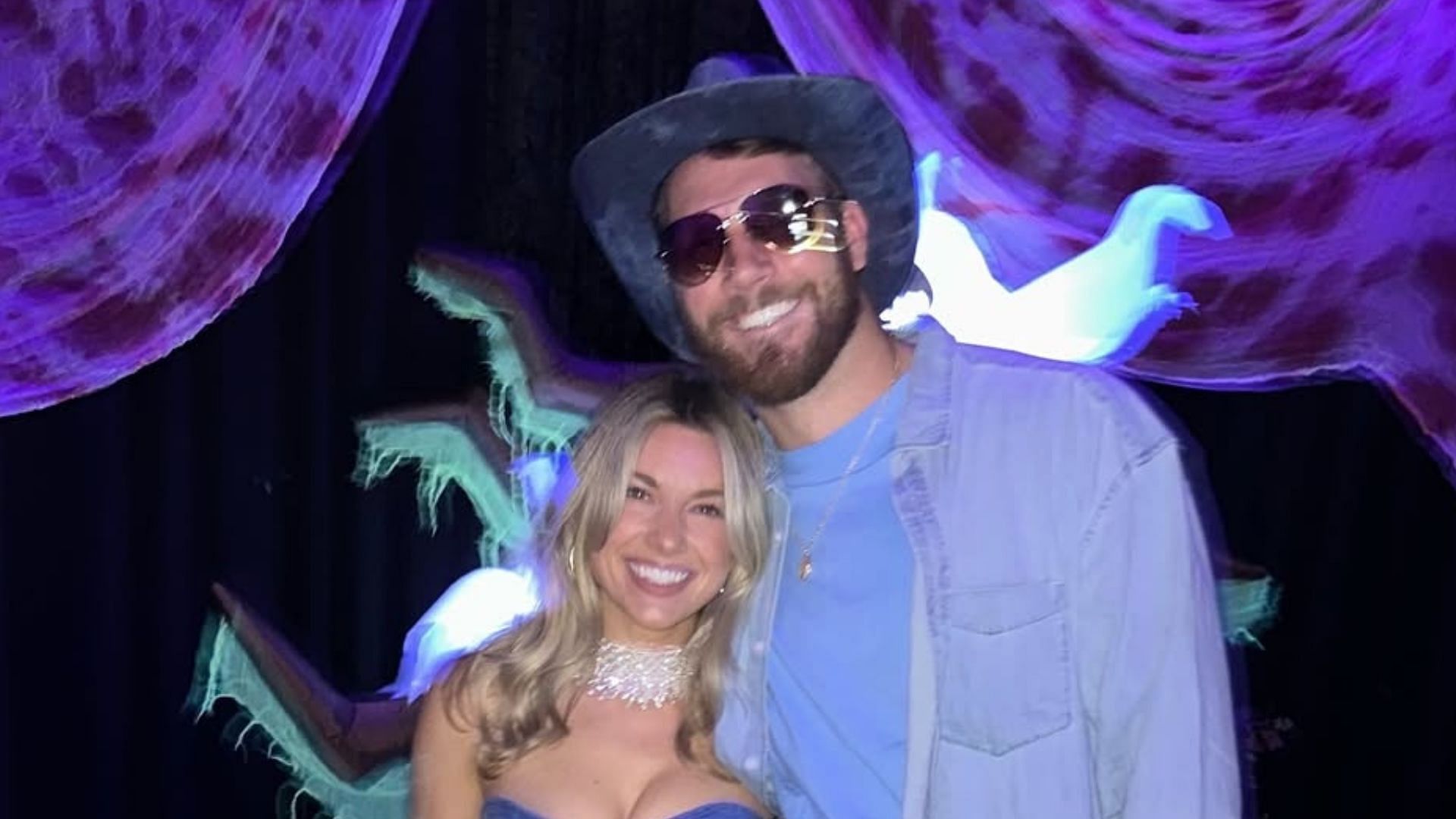 In Photos: Lions Brock Wright pops the question to Carley Johnston during Massachusetts outing
