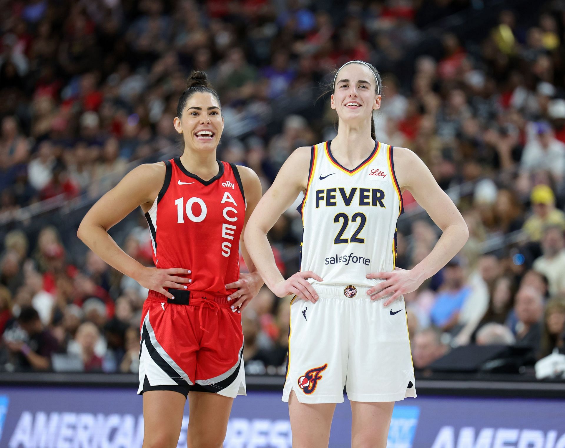 Kelsey Plum left in stitches over wild Caitlin Clark comparison in unique battle