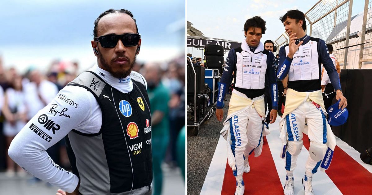 Youve been replaced: Alex Albon roasts Carlos Sainz after him boasting about his higher rating than Lewis Hamilton at F1 25