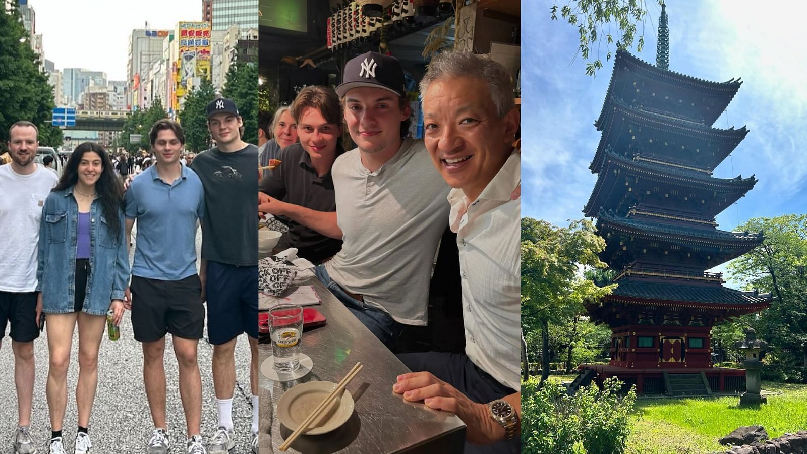 In Photos: Matt Rempes offseason family trip to Tokyo entailing Japan-famous ramen spots, tourist-y temple pagodas and more