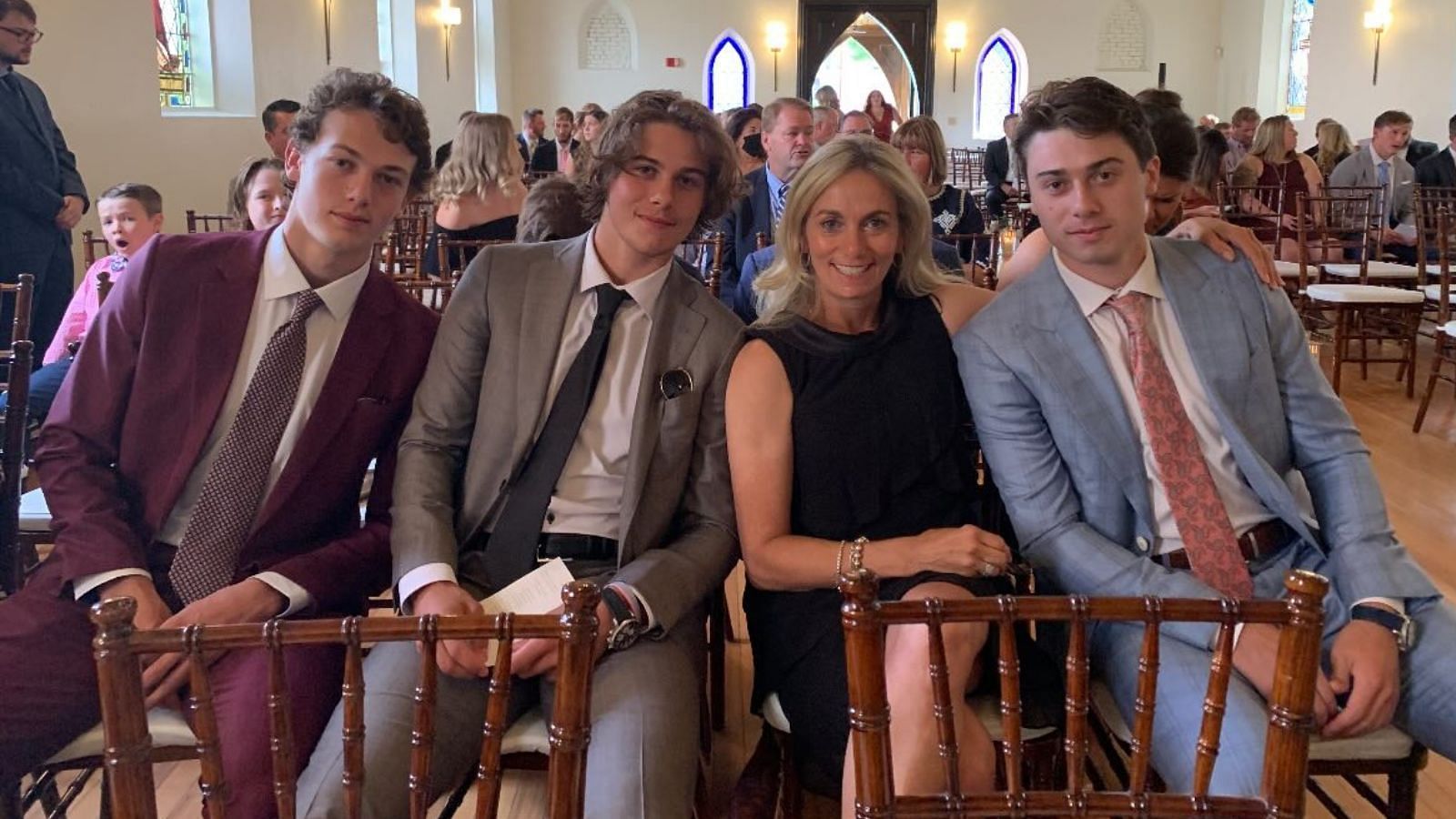Quinn Hughes, brothers Jack & Luke post throwback pictures with mom Ellen on Mother’s Day
