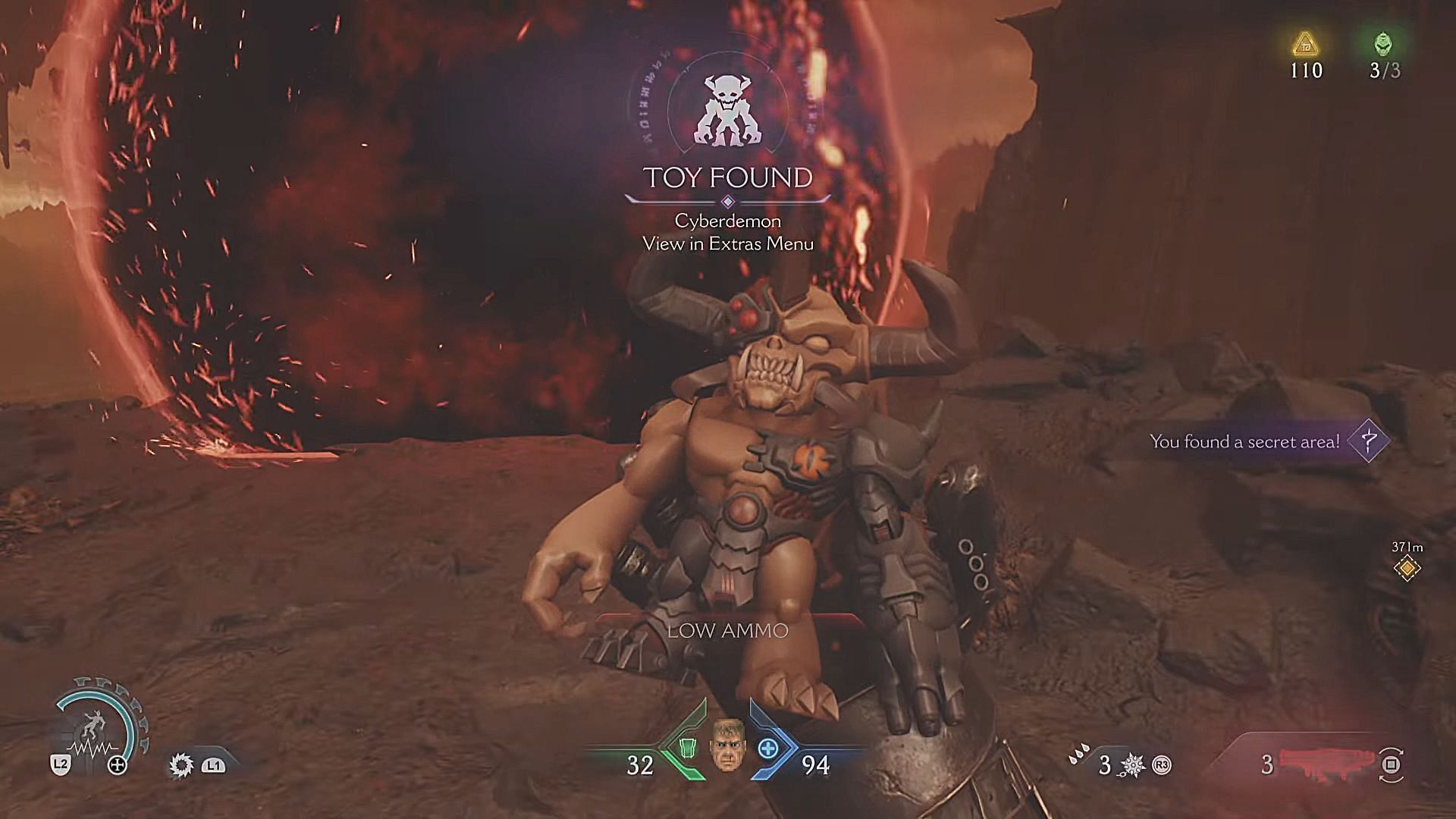All collectible locations in Doom The Dark Ages Chapter 10 (The Forsaken Plains)