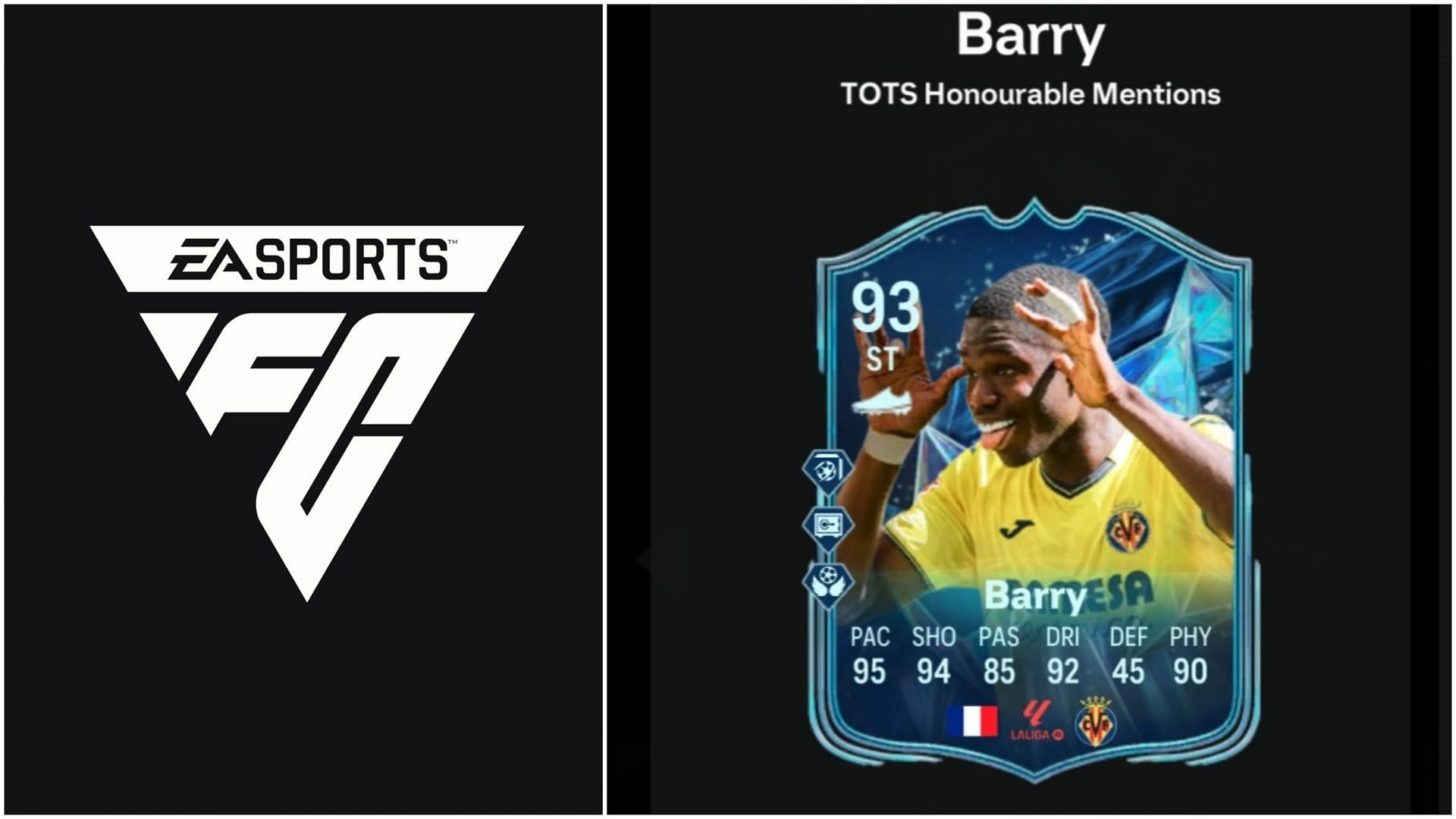EA FC 25 Thierno Barry TOTS Honourable Mentions SBC: All tasks and cheapest solutions