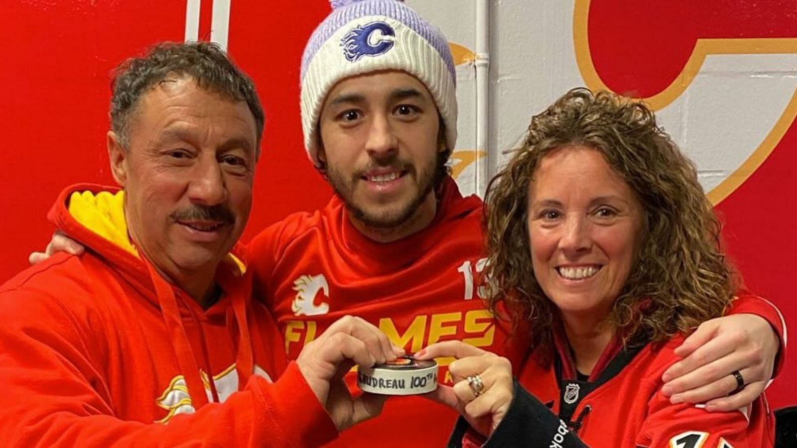 Johnny Gaudreaus mother reminisces heartwarming throwback tunnel moment with Sean Monahan after scoring his last goal in Calgary