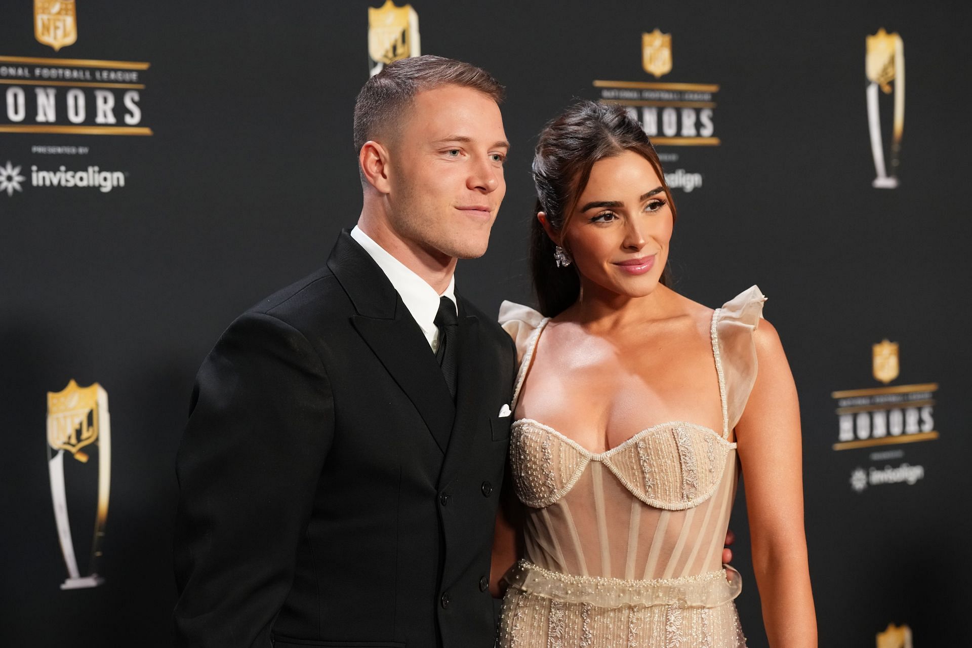 Christian McCaffreys wife Olivia Culpo makes her baby daddy feel like “ birthday king” during 3rd trimester of pregnancy