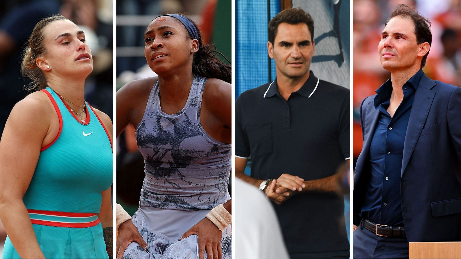 Excuse Aryna Sabalenkas controversial comments on Coco Gauff, even Roger Federer couldnt help himself after losing French Open to Rafael Nadal