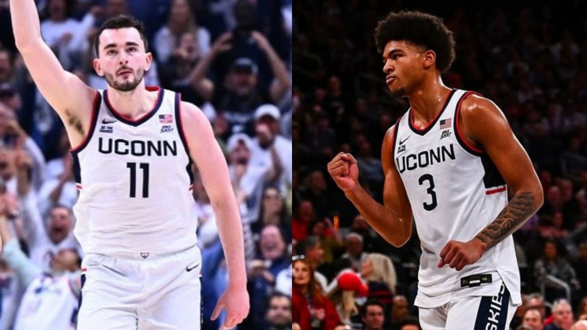 PHOTOS: Dan Hurleys UConn stars Alex Karaban, Jaylin Stewart & others get busy on the court as they prepare for the upcoming season