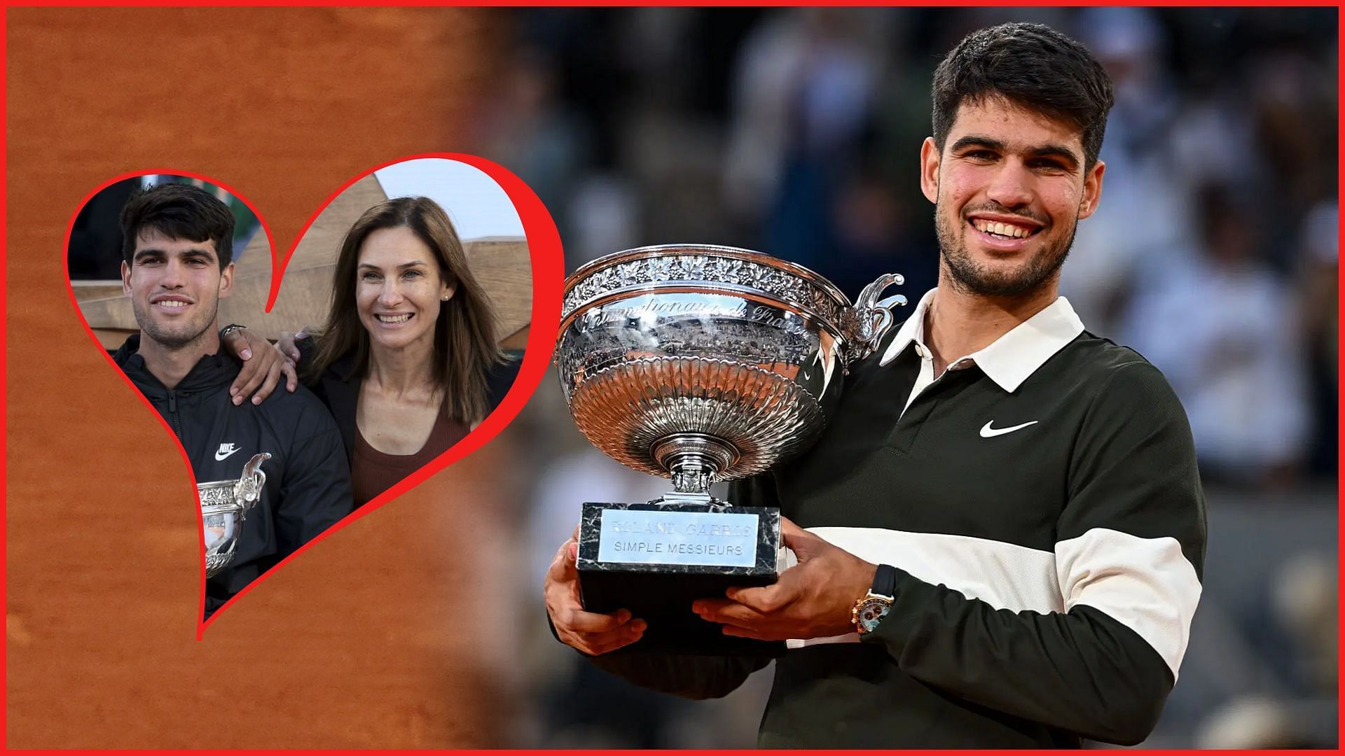 WATCH: Carlos Alcaraz's mother Virginia breaks down in tears after Spaniard completes stunning comeback for historic French Open win