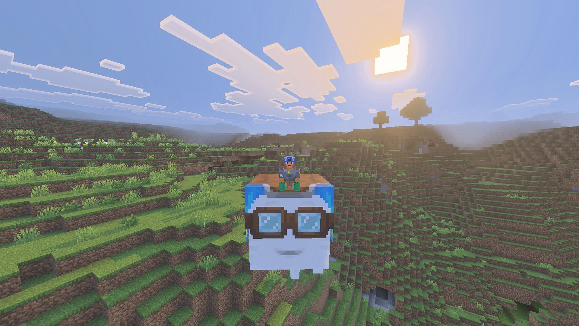 What time is Minecraft Chase the Skies update today? 
