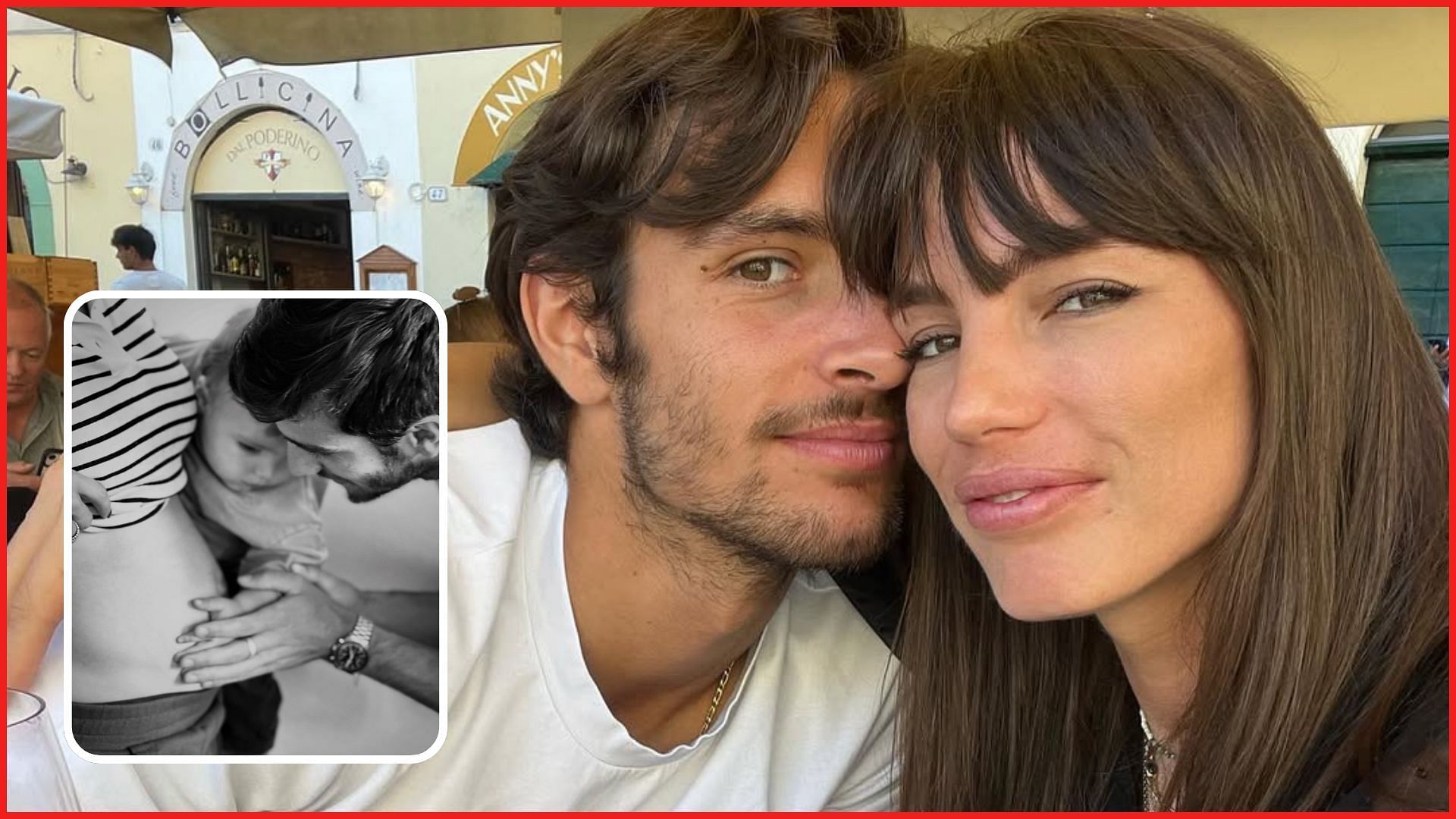 Despite being pregnant, Lorenzo Musettis girlfriend Veronica shows her support in biggest match of his career at French Open