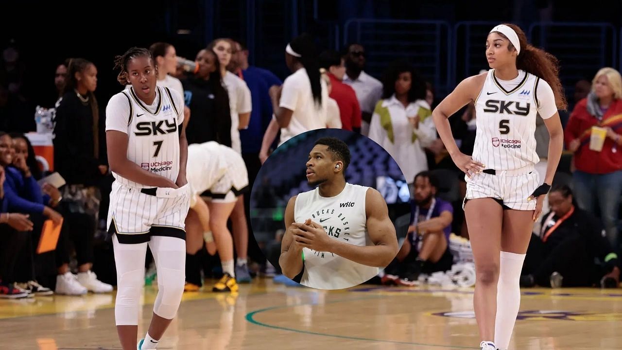 Giannis Antetokounmpo hails Ariel Atkins passionate defense of Angel Reese against persistent hating
