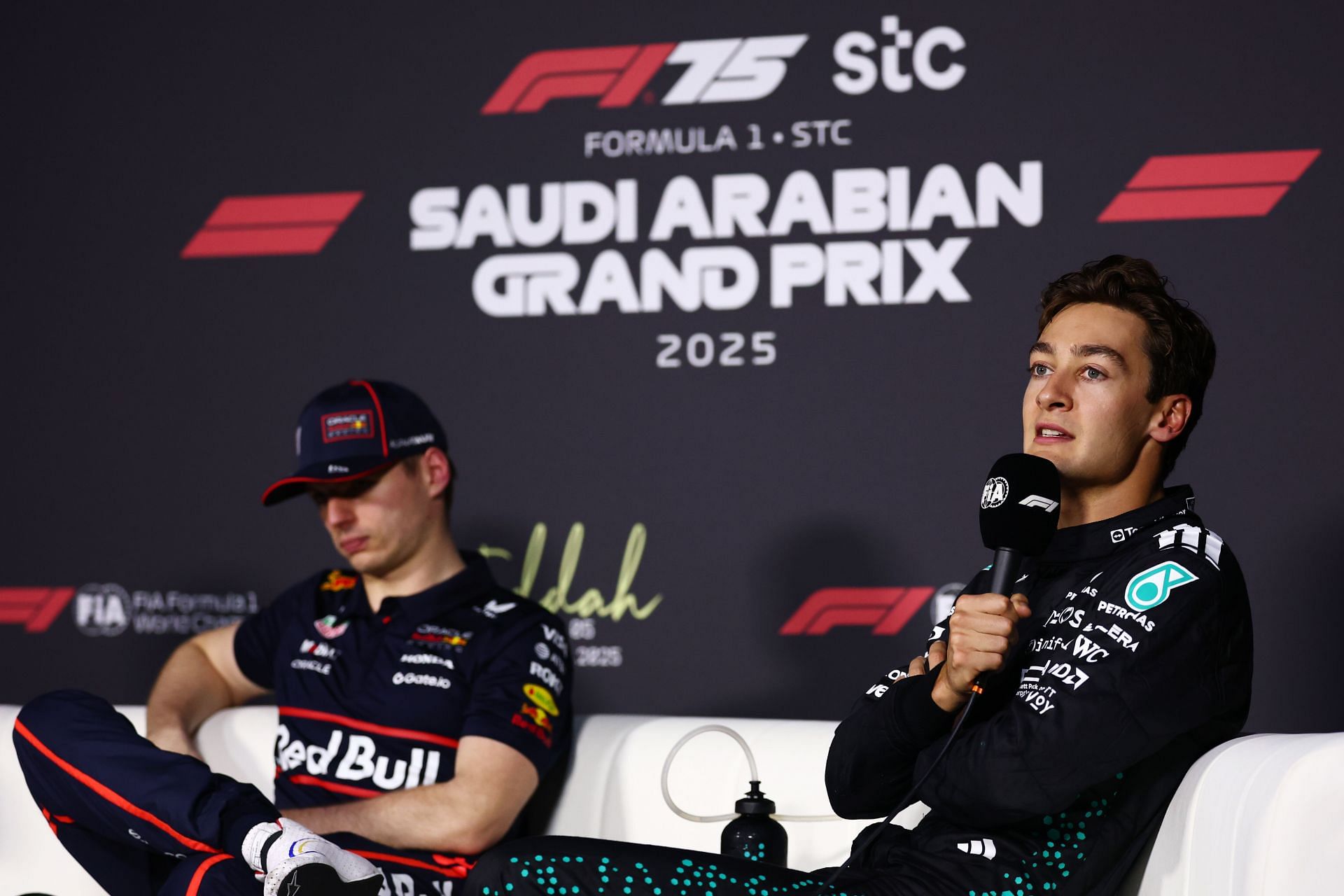 George Russell addresses re-emergence of Max Verstappen to Mercedes rumors 