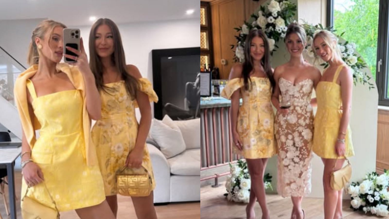 In Photos: Connor McDavids wife Lauren dons chic yellow dress for soon-to-be sister-in-laws bridal shower