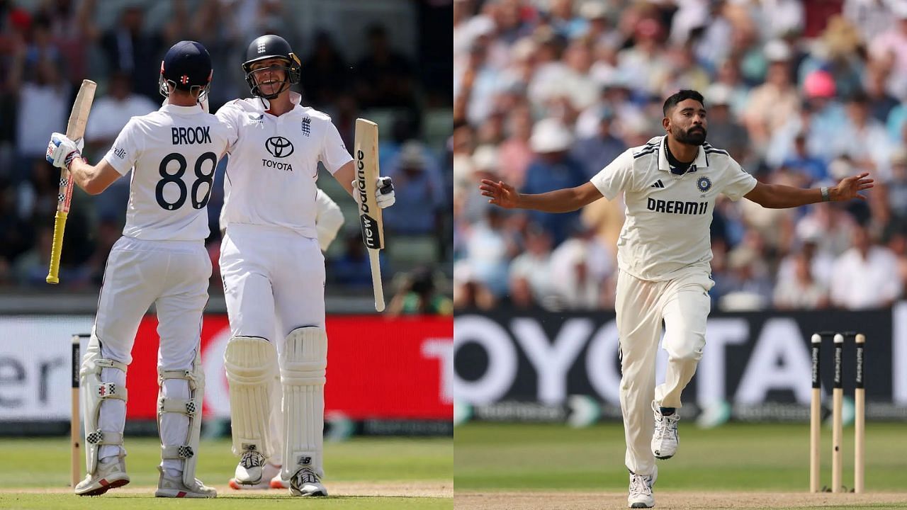ENG vs IND: सिराज ने 6 विकेट झटक तोड़ी इंग्लैंड की कमर, स्मिथ-ब्रूक के शतकों के बावजूद मेजबान टीम की हालात हुई खराब