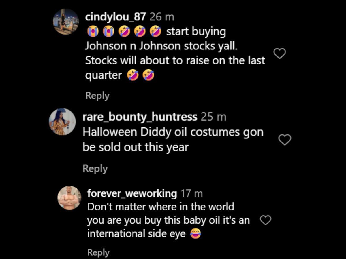Netizens discuss Combs' AI-generated baby oil clip. (Image via Instagram/@50cent)