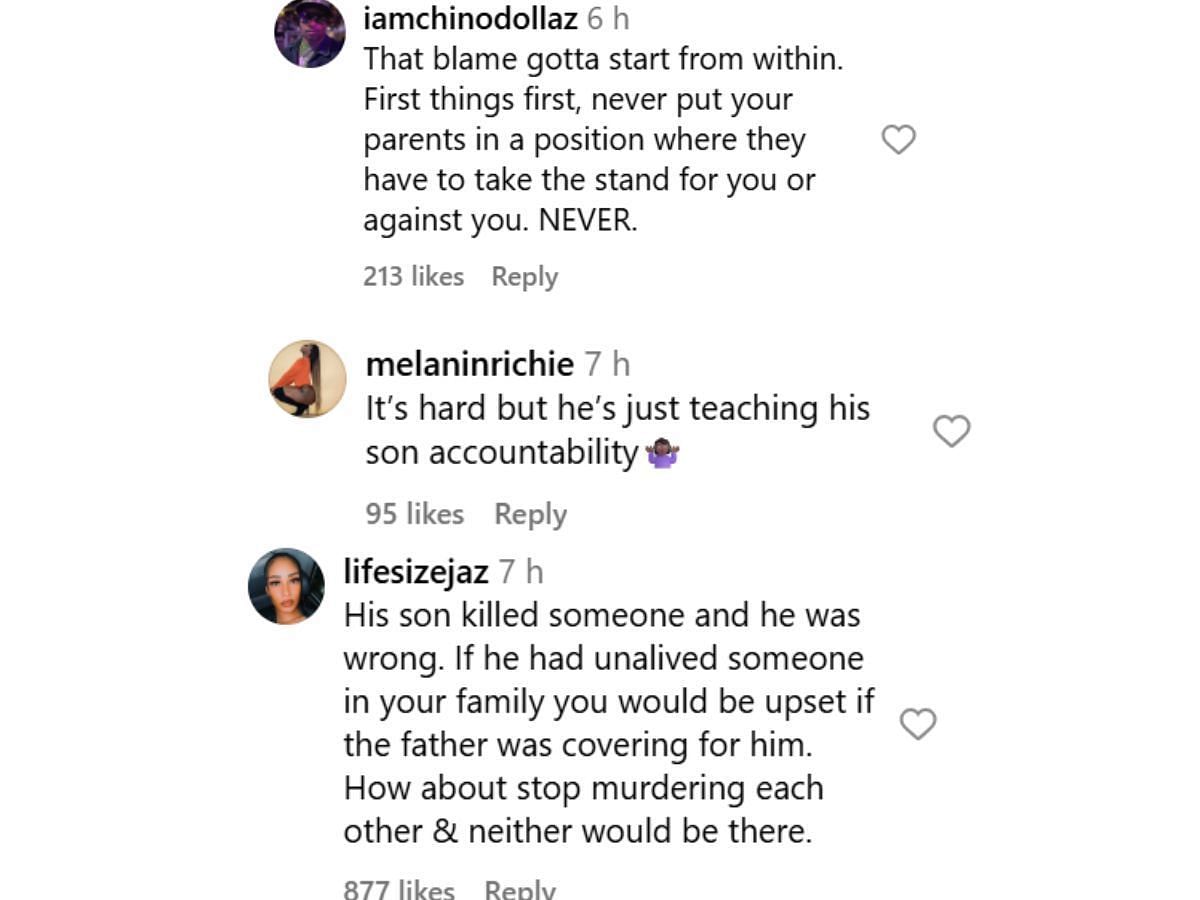 Netizens discuss the rapper's father testifying against him. (Photo: Instagram/@saycheesetv)