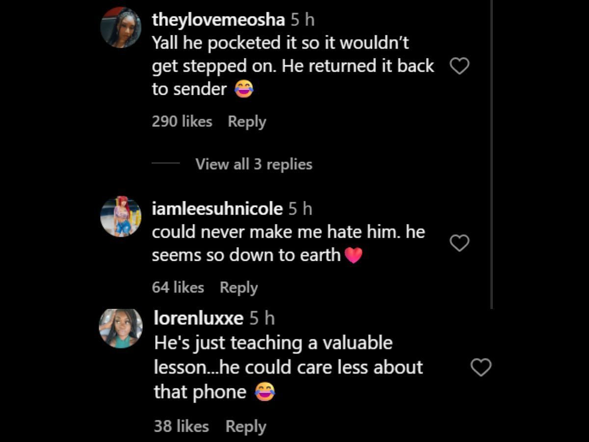 Netizens discuss the rapper picking up and pocketing a fan's phone during a performance. (Image via Instagram/@theneighborhoodtalk)