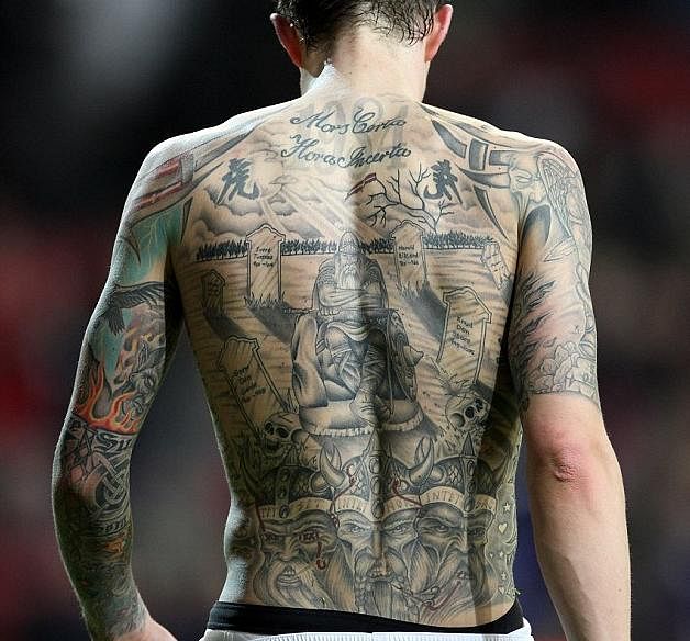 Top Tattoos A Football Xi Of Tattooed Players