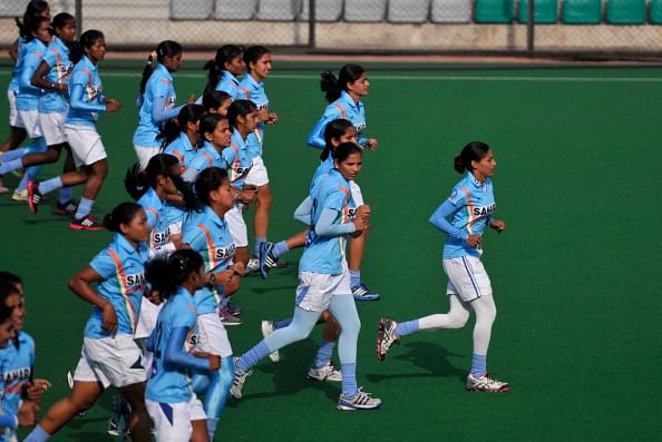 Indian Women Hockey Team Practice