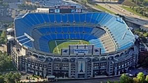 Bank of America Stadium, home of the Carolina Panthers