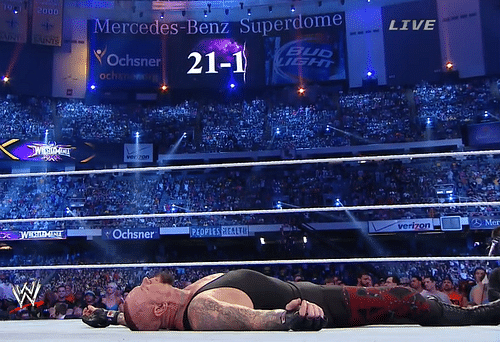 21 - 1 - The Undertaker&#039;s streak comes to an end