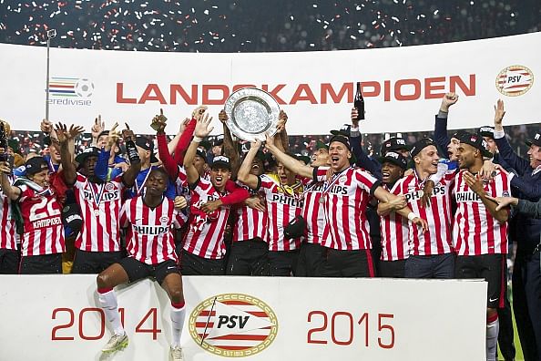 PSV Eindhoven Eredivisie 2014-15 champions