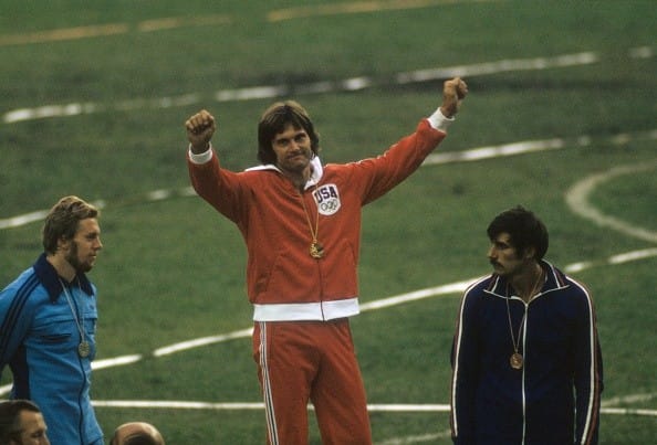 Bruce Jenner and the famous 1976 Olympics decathlon win